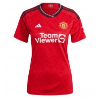 Koszulka piłkarska Manchester United Jadon Sancho #25 Strój Domowy dla kobiety 2023-24 tanio Krótki Rękaw